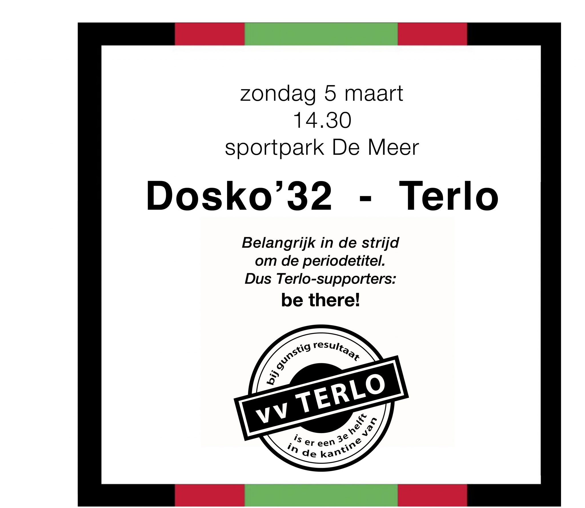 Het gaat weer ergens om.......