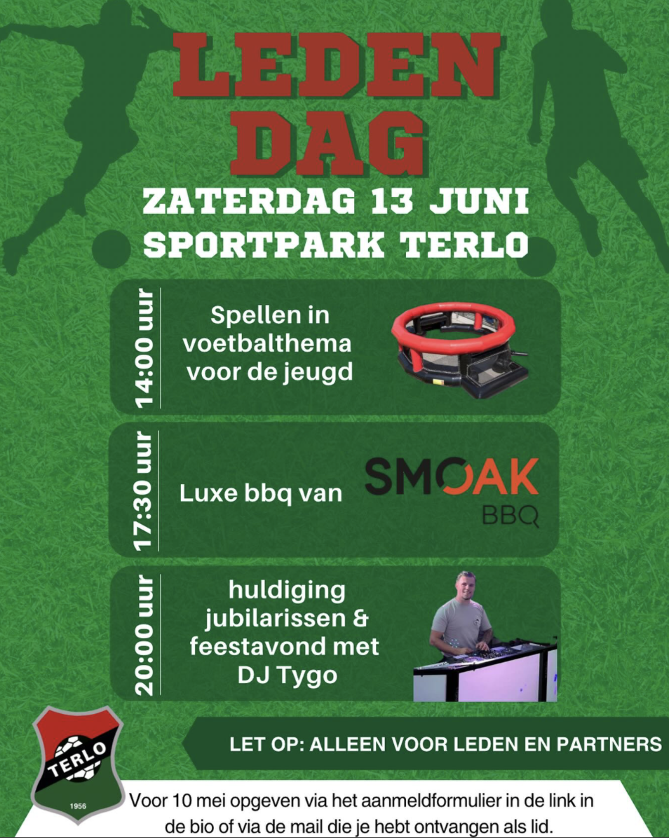 Denk aan de Terlo-feesten!